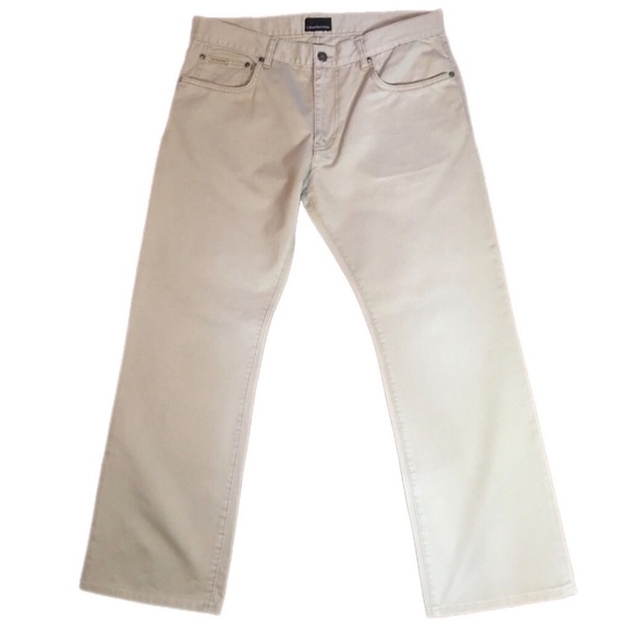 *Calvin Klein Jeans* Men’s light khaki jeans. Size 34 - Picture 7 of 7